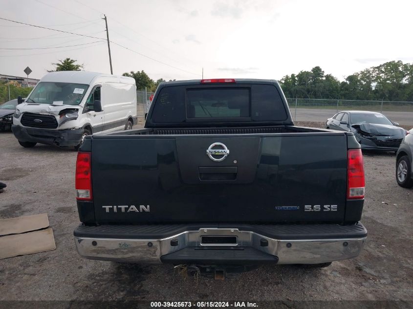 2008 Nissan Titan Le/Se/Xe VIN: 1N6BA07D58N340934 Lot: 39425673