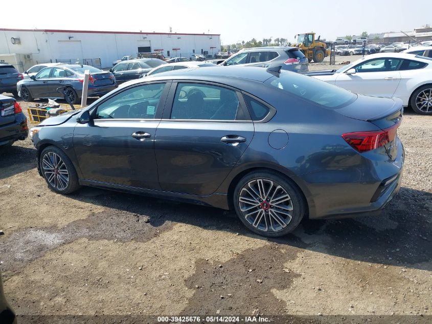 2021 Kia Forte Gt VIN: 3KPF44AC2ME307245 Lot: 39425676