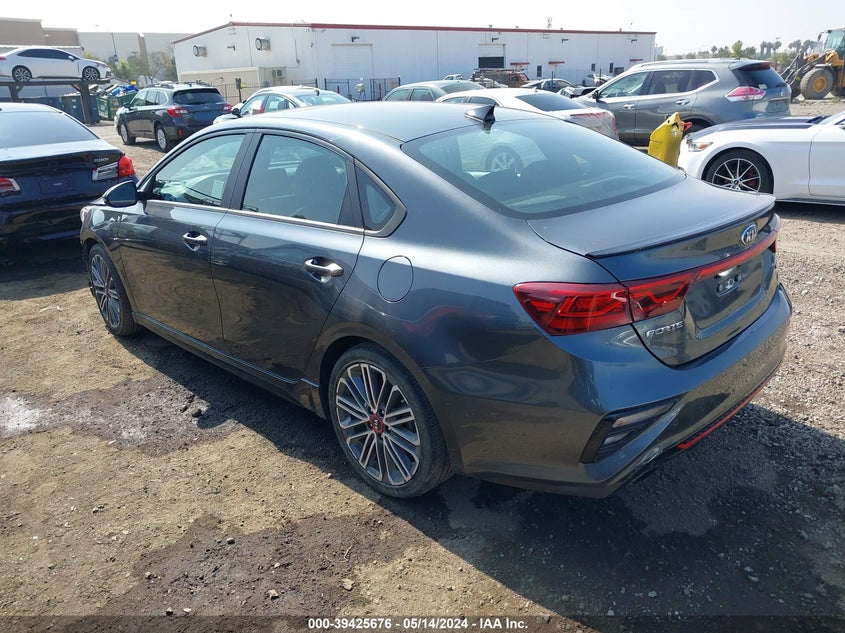 VIN 3KPF44AC2ME307245 2021 KIA FORTE GT