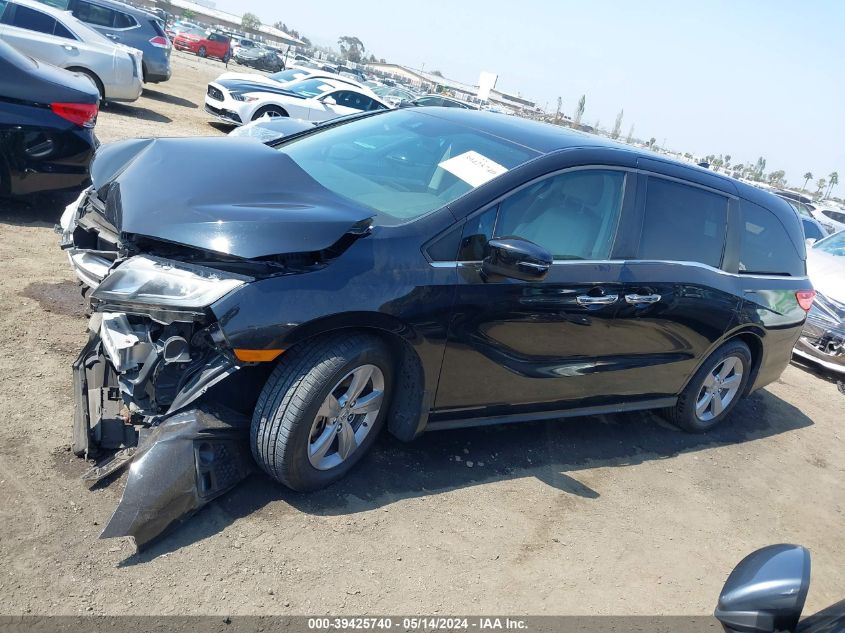 2018 Honda Odyssey Ex-L VIN: 5FNRL6H77JB006416 Lot: 39425740