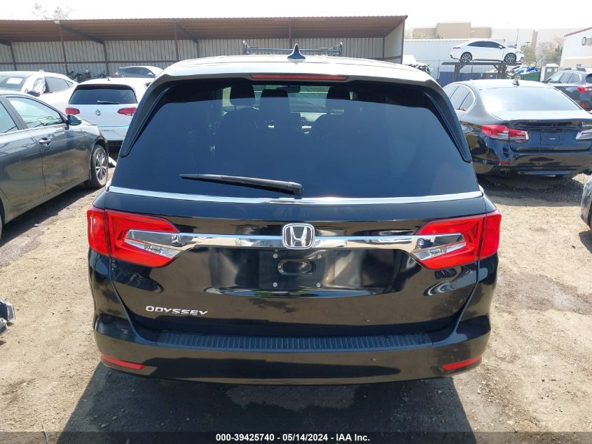 2018 Honda Odyssey Ex-L VIN: 5FNRL6H77JB006416 Lot: 39425740
