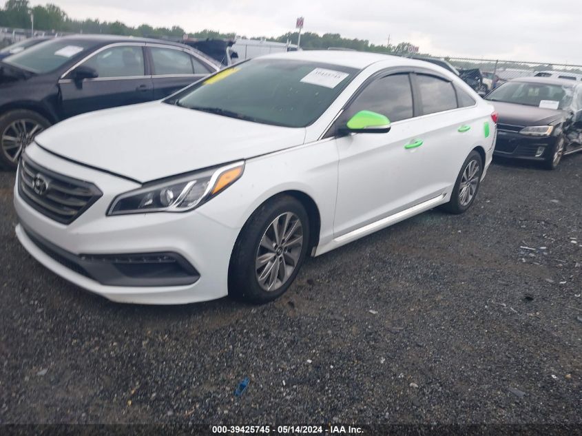 2015 HYUNDAI SONATA SPORT - 5NPE34AF9FH077677