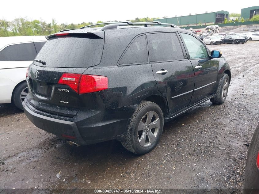 2009 Acura Mdx Sport Package VIN: 2HNYD28829H502654 Lot: 39425747