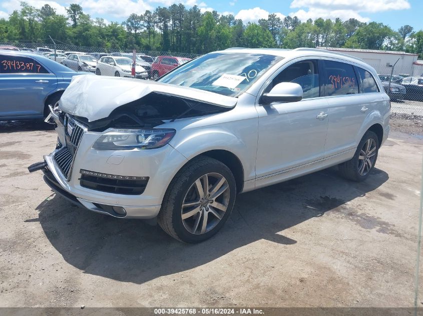 2015 Audi Q7 3.0T Premium VIN: WA1LGAFE6FD005815 Lot: 39425768