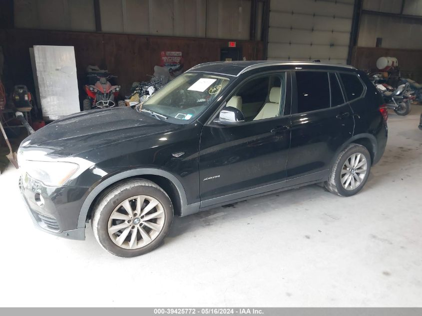 2016 BMW X3 xDrive28I VIN: 5UXWX9C5XG0D89064 Lot: 39425772