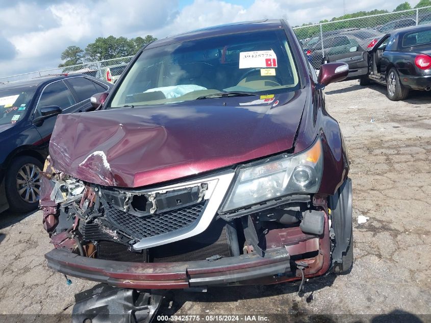 2013 Acura Mdx VIN: 2HNYD2H20DH505766 Lot: 39425775