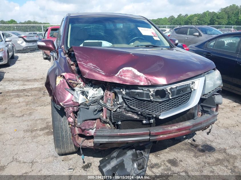 2013 Acura Mdx VIN: 2HNYD2H20DH505766 Lot: 39425775