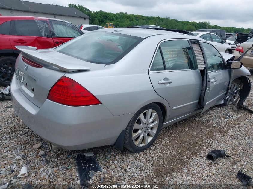 2007 Honda Accord 3.0 Ex VIN: 1HGCM668X7A050086 Lot: 39425788