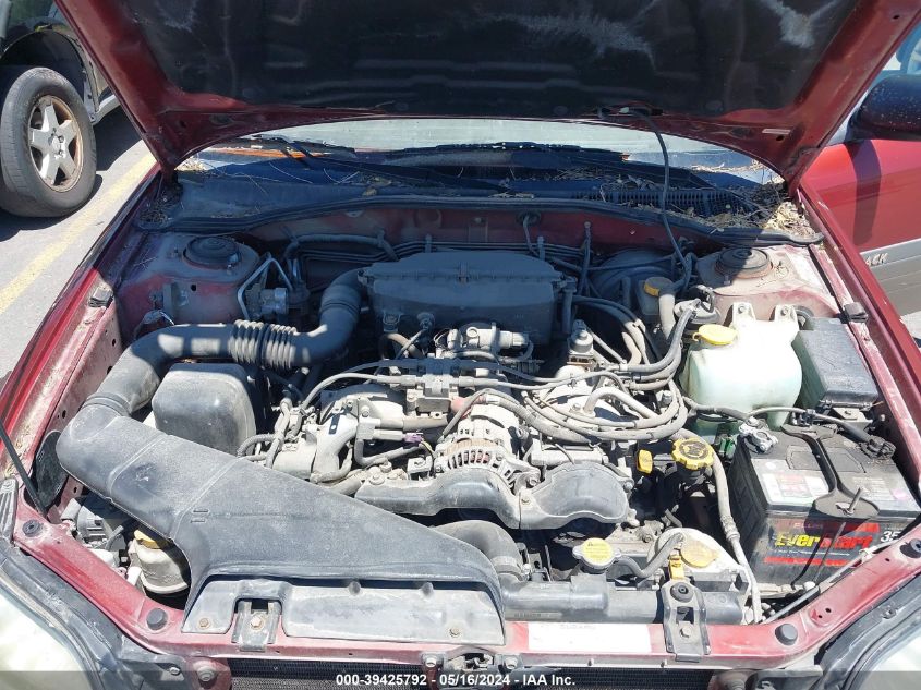 2003 Subaru Outback VIN: 4S3BH675237659831 Lot: 39425792