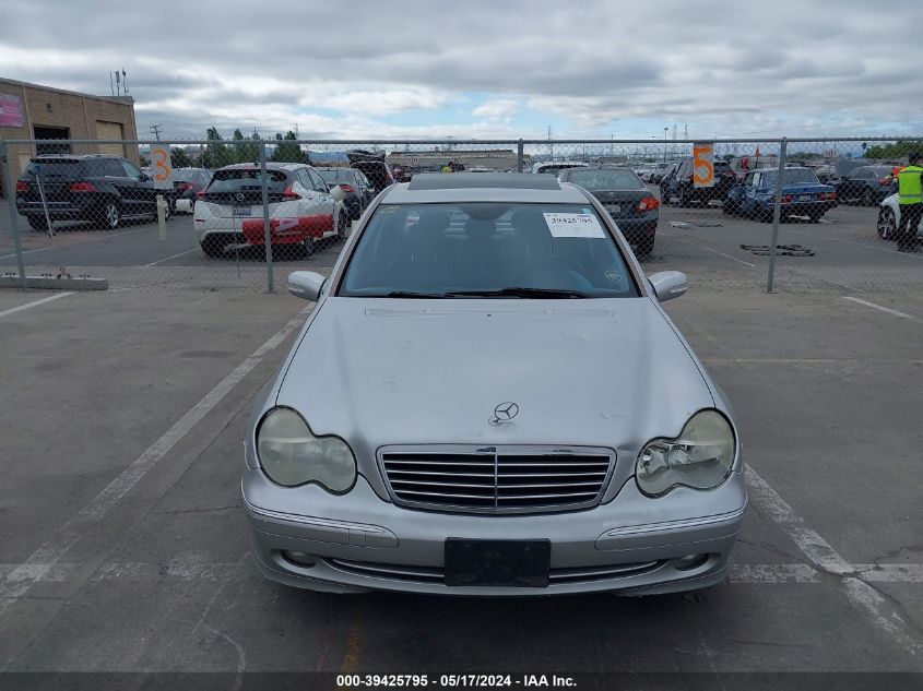 2004 Mercedes-Benz C 230 Kompressor Sport/Sport VIN: WDBRF40J34F531474 Lot: 39425795