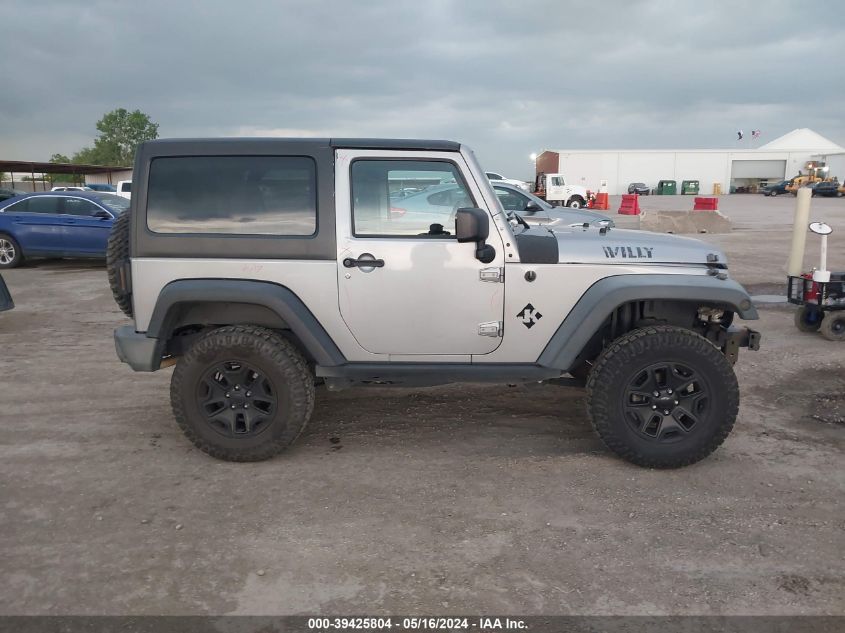 2015 Jeep Wrangler Willys Wheeler VIN: 1C4AJWAG7FL755637 Lot: 39425804