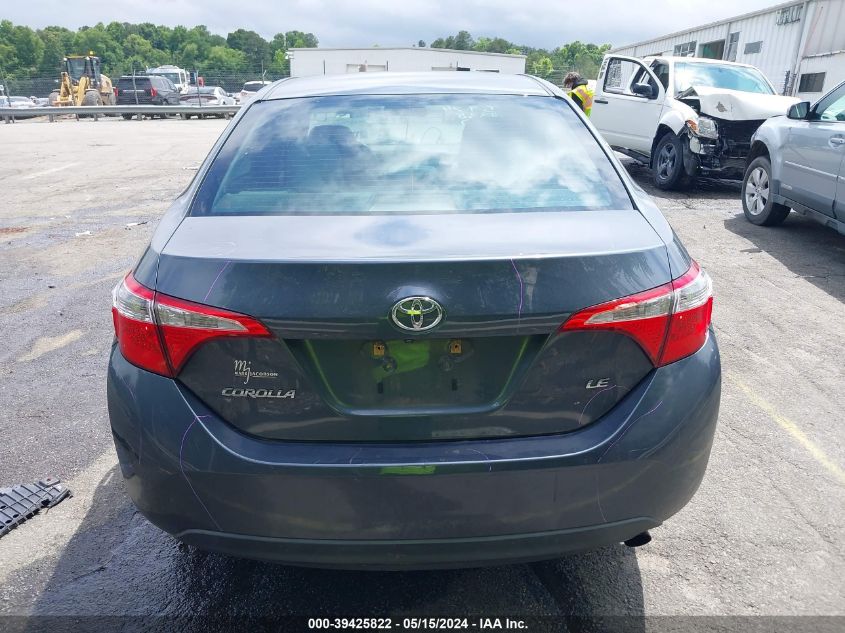 2016 Toyota Corolla Le VIN: 2T1BURHE6GC731338 Lot: 39425822