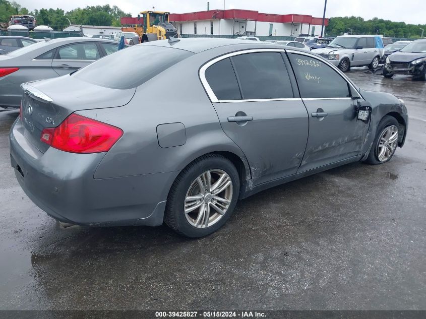 2013 Infiniti G37X VIN: JN1CV6AR6DM761597 Lot: 39425827