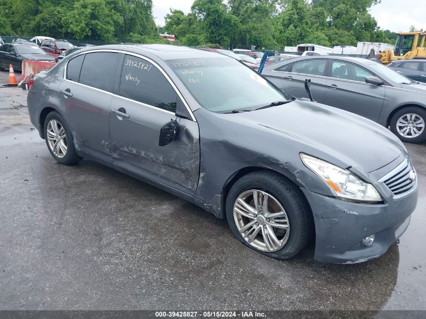 2013 Infiniti G37X VIN: JN1CV6AR6DM761597 Lot: 39425827