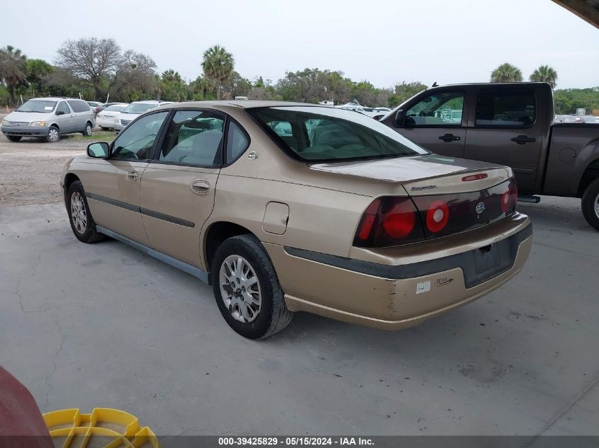 2G1WF52E259359371 | 2005 CHEVROLET IMPALA