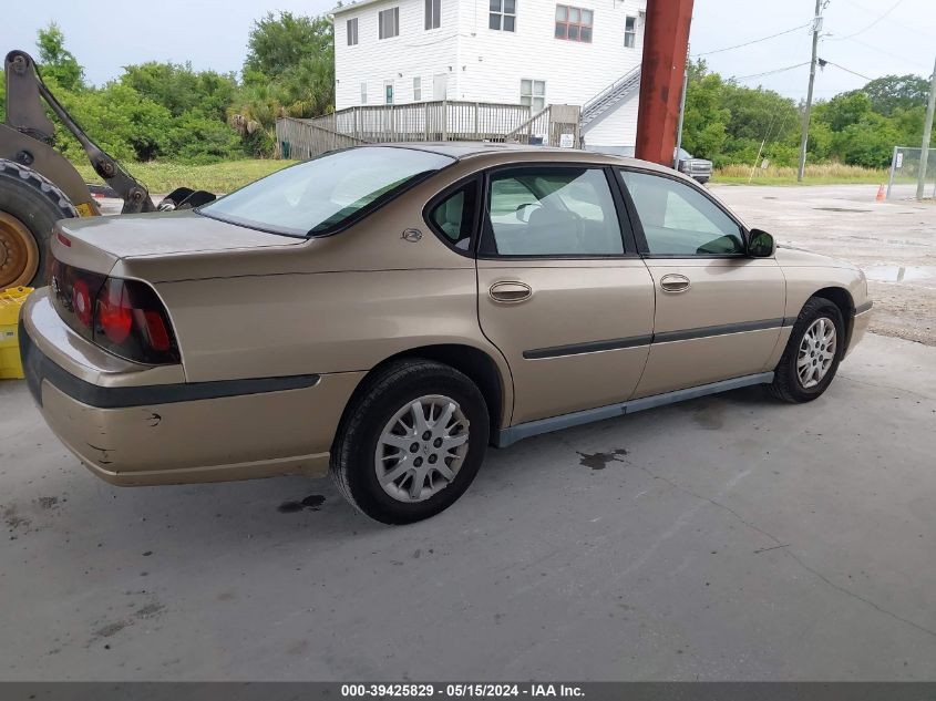 2G1WF52E259359371 | 2005 CHEVROLET IMPALA