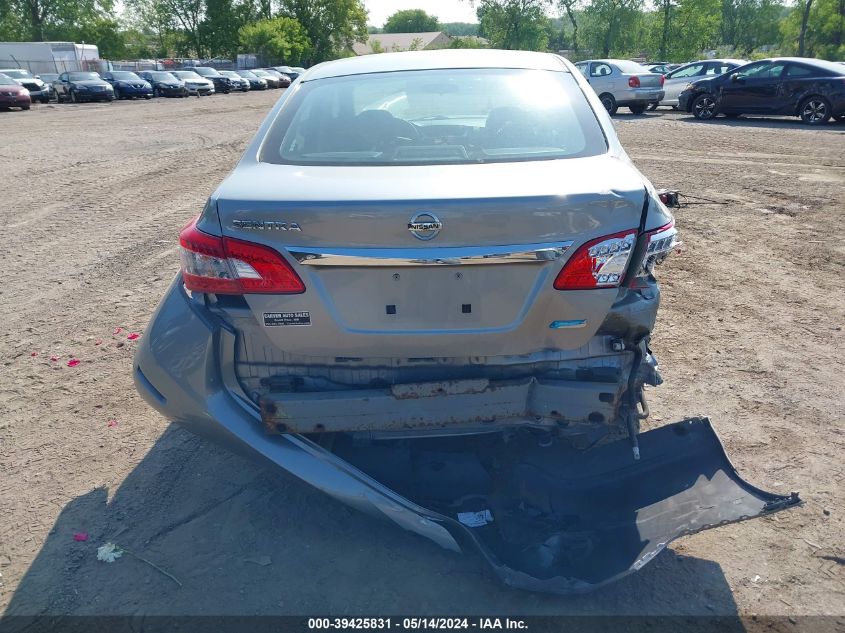 2014 Nissan Sentra S VIN: 3N1AB7AP0EY242788 Lot: 39425831