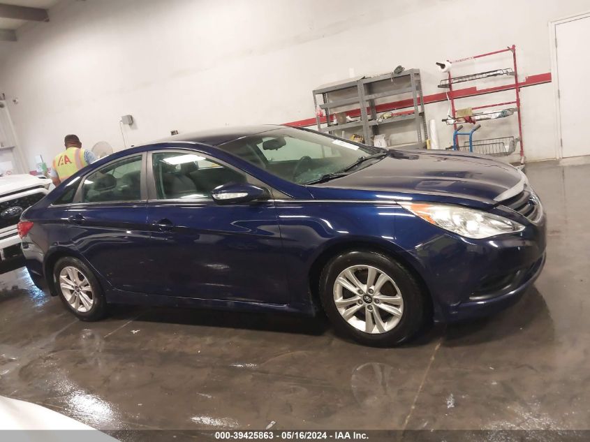 2014 Hyundai Sonata Gls VIN: 5NPEB4AC2EH855258 Lot: 39425863