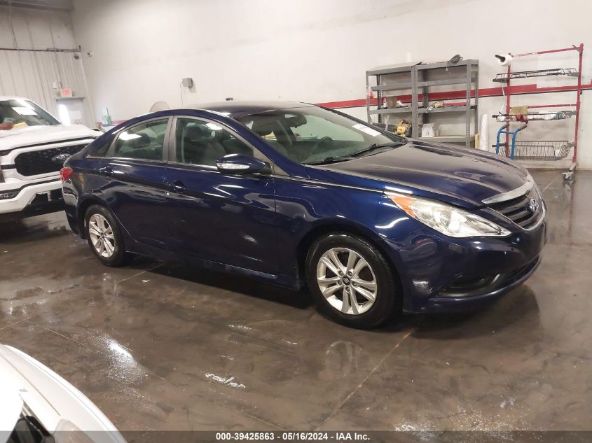 2014 Hyundai Sonata Gls VIN: 5NPEB4AC2EH855258 Lot: 39425863