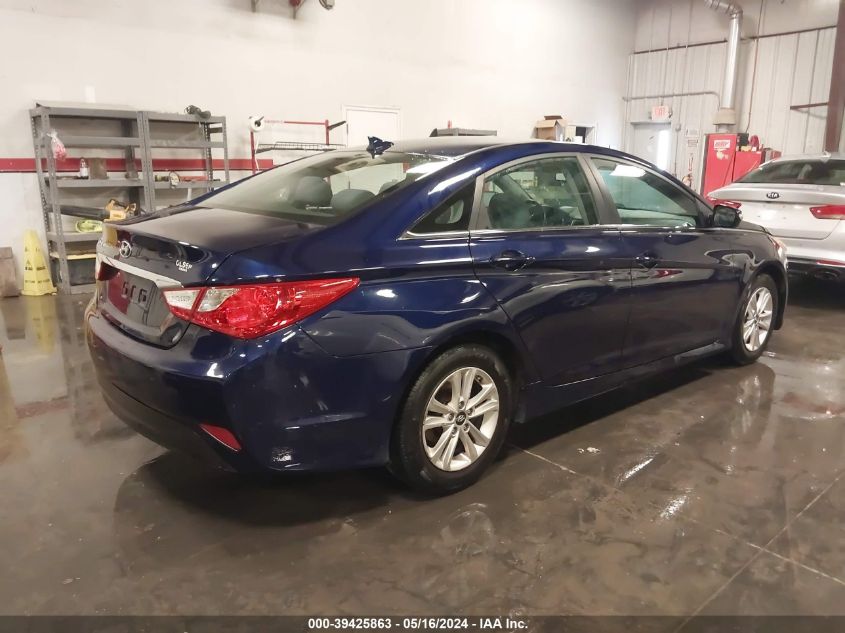 2014 Hyundai Sonata Gls VIN: 5NPEB4AC2EH855258 Lot: 39425863