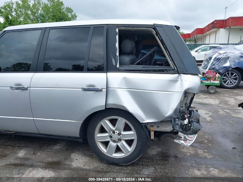 2003 Land Rover Range Rover Hse VIN: SALMB11463A104485 Lot: 39425871