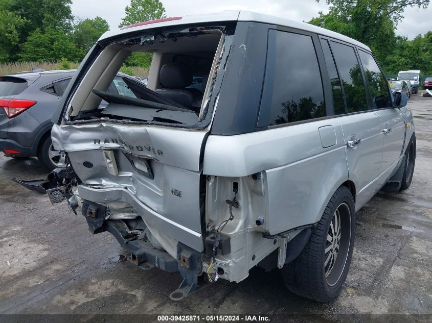 2003 Land Rover Range Rover Hse VIN: SALMB11463A104485 Lot: 39425871