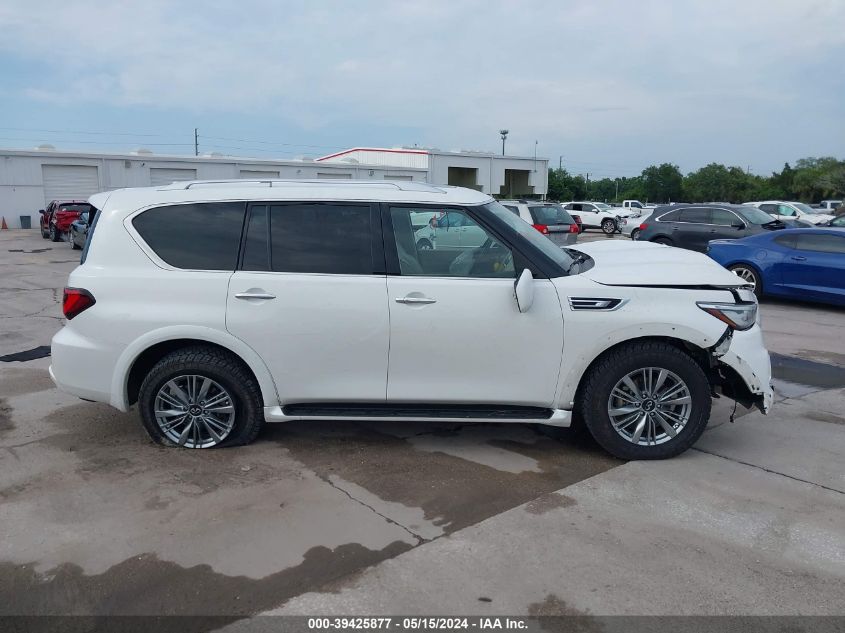 2021 Infiniti Qx80 Luxe Awd VIN: JN8AZ2AE6M9268542 Lot: 39425877