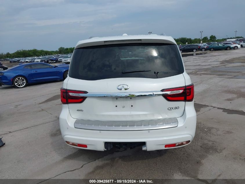 2021 Infiniti Qx80 Luxe Awd VIN: JN8AZ2AE6M9268542 Lot: 39425877