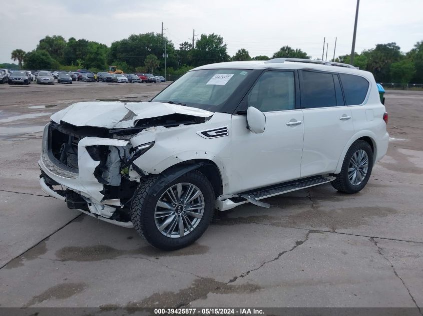 2021 Infiniti Qx80 Luxe Awd VIN: JN8AZ2AE6M9268542 Lot: 39425877