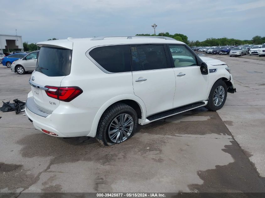 2021 Infiniti Qx80 Luxe Awd VIN: JN8AZ2AE6M9268542 Lot: 39425877