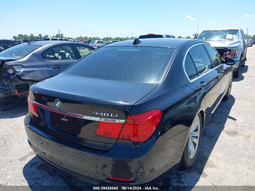 2012 BMW 740Li VIN: WBAKB4C55CC577043 Lot: 39425880