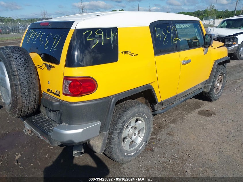 2009 Toyota Fj Cruiser VIN: JTEBU11F89K068100 Lot: 39425892