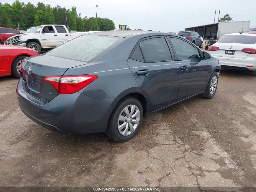 2016 TOYOTA COROLLA LE - 2T1BURHE6GC533214