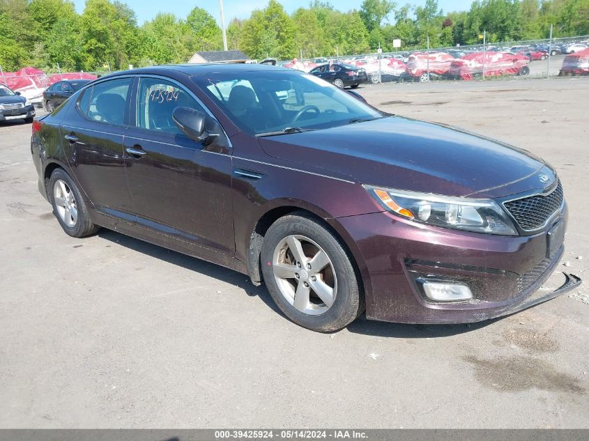 2015 Kia Optima Lx VIN: 5XXGM4A7XFG466578 Lot: 39425924