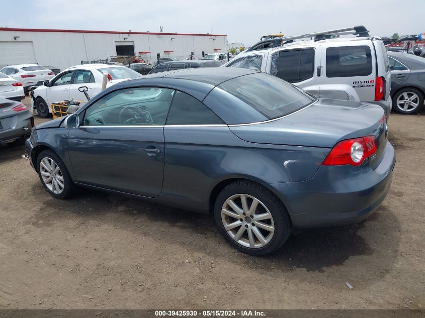 2007 Volkswagen Eos 2.0T VIN: WVWBA71F27V052891 Lot: 39425930