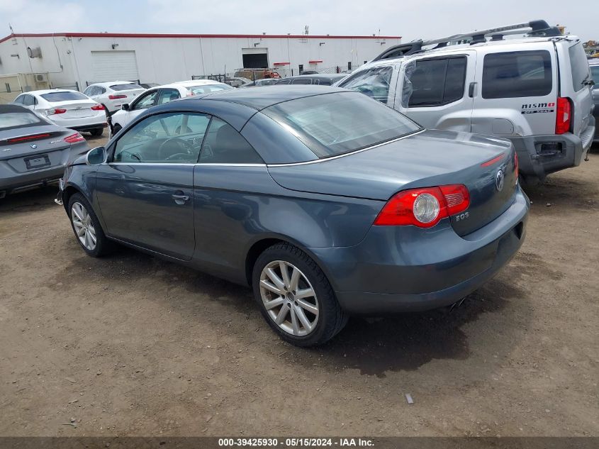 2007 Volkswagen Eos 2.0T VIN: WVWBA71F27V052891 Lot: 39425930