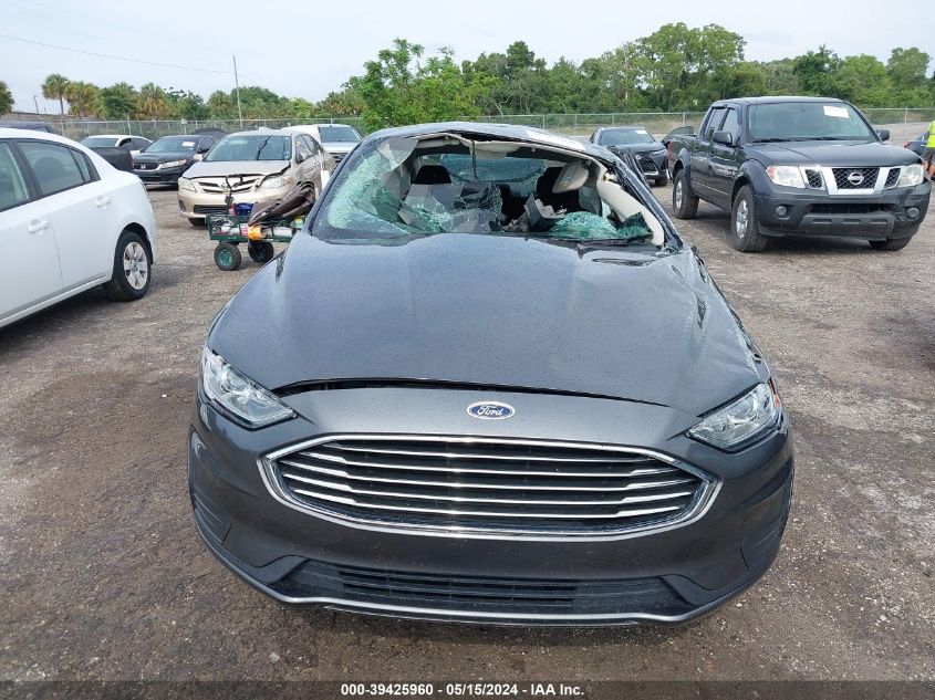 2019 Ford Fusion Se VIN: 3FA6P0HD6KR213721 Lot: 39425960