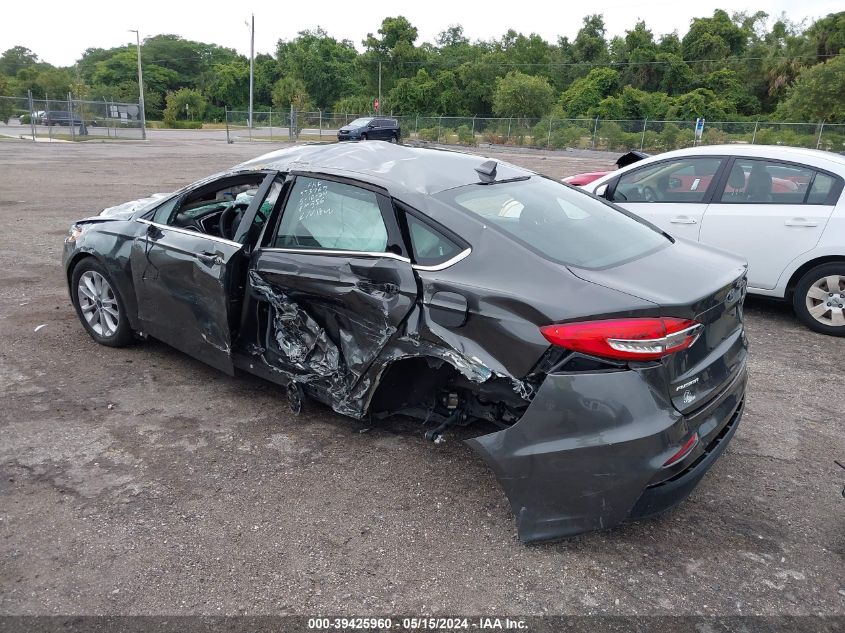 2019 Ford Fusion Se VIN: 3FA6P0HD6KR213721 Lot: 39425960