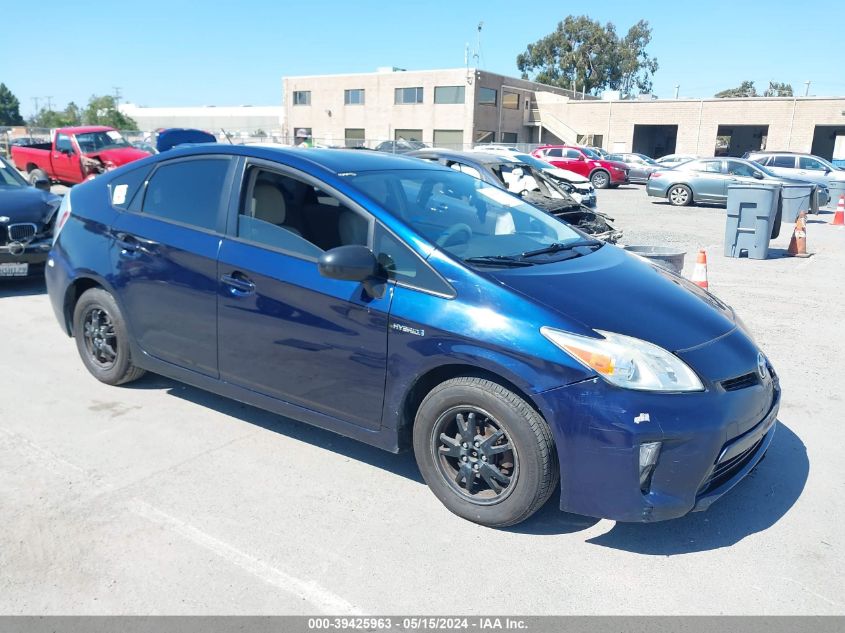 2013 Toyota Prius Two VIN: JTDKN3DU7D1726317 Lot: 39425963