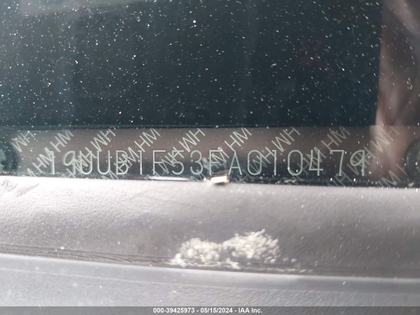 2015 Acura Tlx Tech VIN: 19UUB1F53FA010479 Lot: 39425973