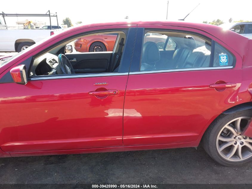 2012 Ford Fusion Sel VIN: 3FAHP0CG9CR270264 Lot: 39425990