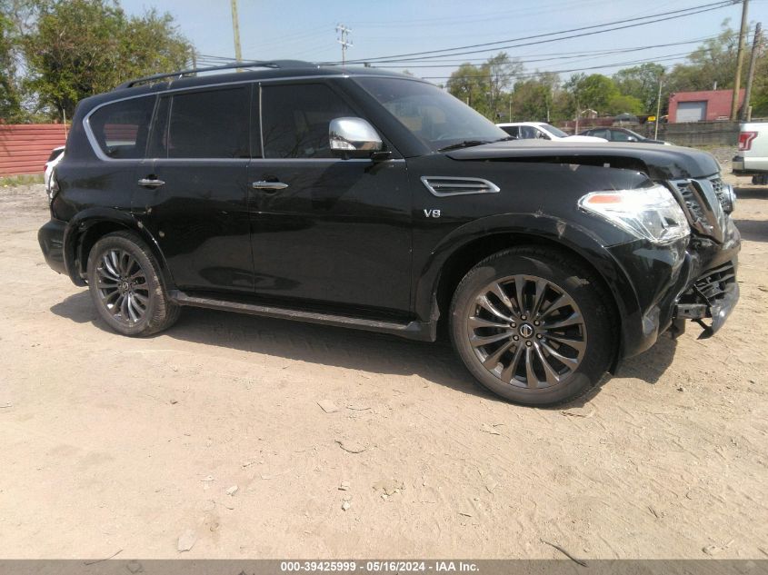 2020 Nissan Armada Platinum 4Wd VIN: JN8AY2NEXL9780817 Lot: 39425999