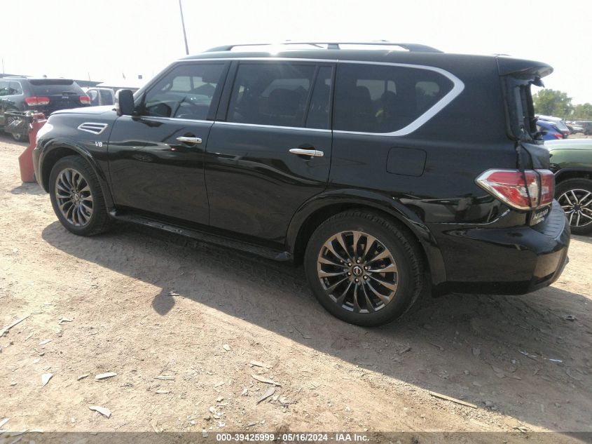 2020 Nissan Armada Platinum 4Wd VIN: JN8AY2NEXL9780817 Lot: 39425999