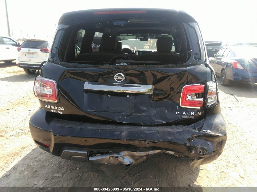 2020 Nissan Armada Platinum 4Wd VIN: JN8AY2NEXL9780817 Lot: 39425999