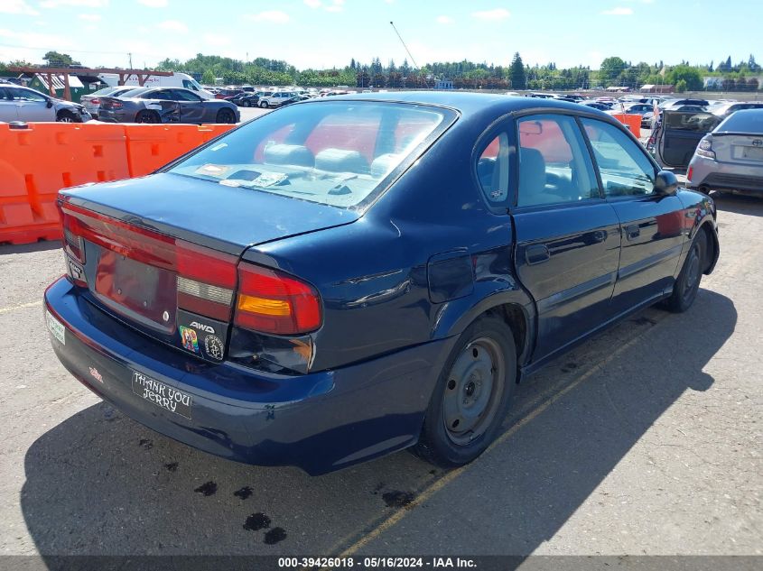 2002 Subaru Legacy L VIN: 4S3BE635427202970 Lot: 39426018