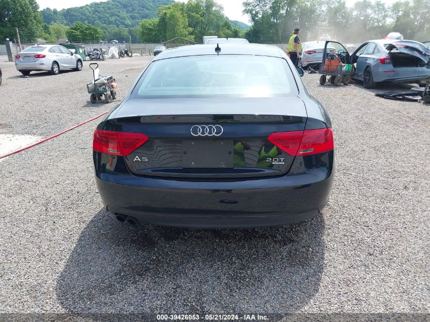 2013 Audi A5 2.0T Premium VIN: WAULFAFR6DA027109 Lot: 39426053