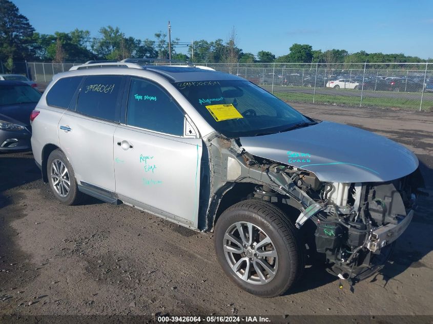 2013 Nissan Pathfinder S/Sv/Sl/Platinum VIN: 5N1AR2MM7DC629161 Lot: 39426064