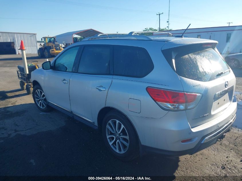 2013 Nissan Pathfinder S/Sv/Sl/Platinum VIN: 5N1AR2MM7DC629161 Lot: 39426064