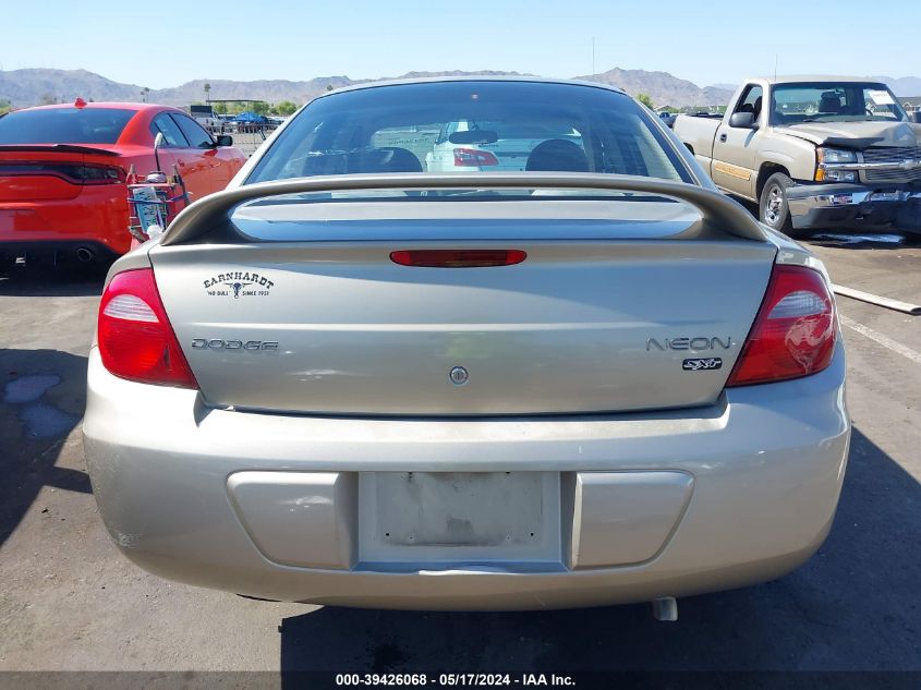 2003 Dodge Neon Sxt VIN: 1B3ES56C13D112111 Lot: 39426068