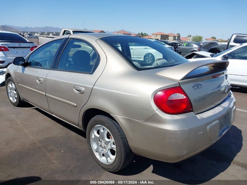 2003 Dodge Neon Sxt VIN: 1B3ES56C13D112111 Lot: 39426068